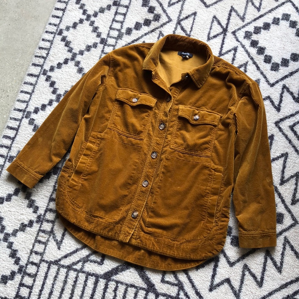 Womens Madewell corduroy shirt/jacket